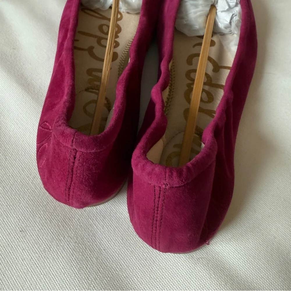 Sam Edelman raspberry colored Felicia ballet flat size 9. NEW - Picture 3 of 7